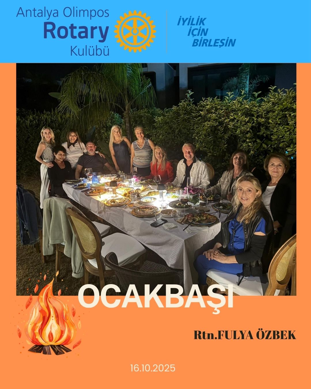 Rtn. Fulya Özbek | OCAKBAŞI Daveti