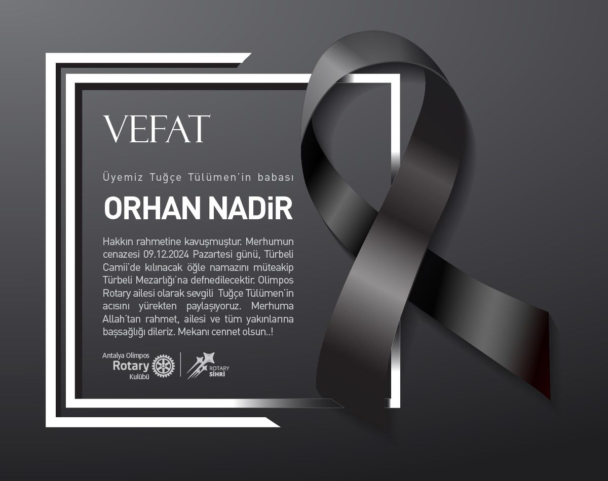 VEFAT: Orhan Nadir
