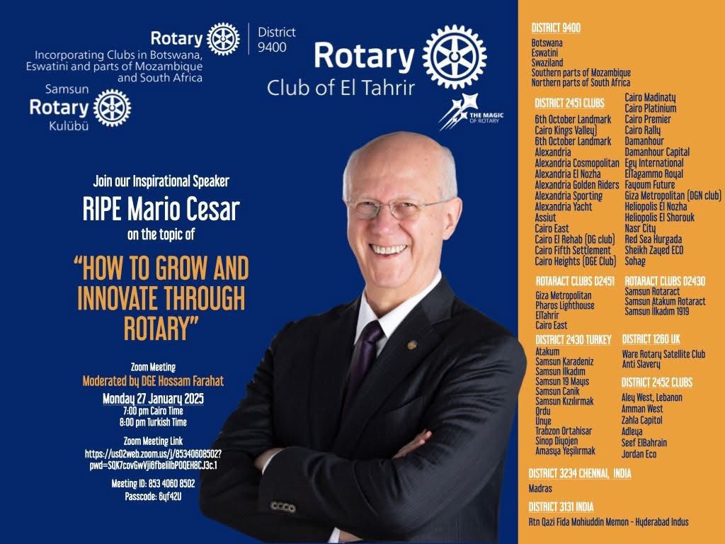 How to grow and innovate through Rotary