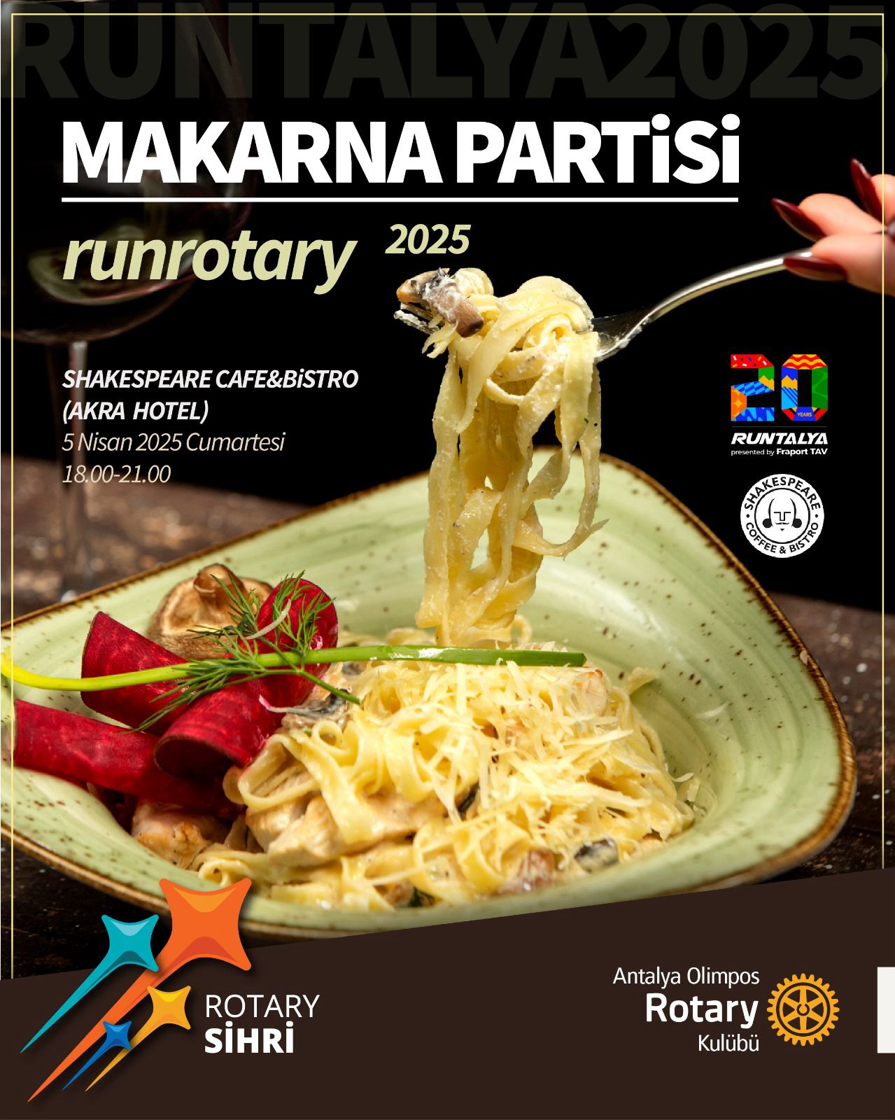 Runrotary 2025 Makarna Partisi