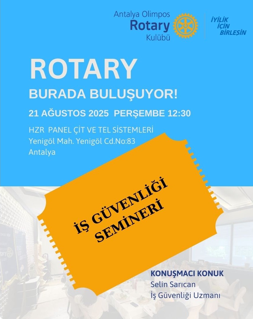 İş Güvenliği Semineri | Selin Sarıcan