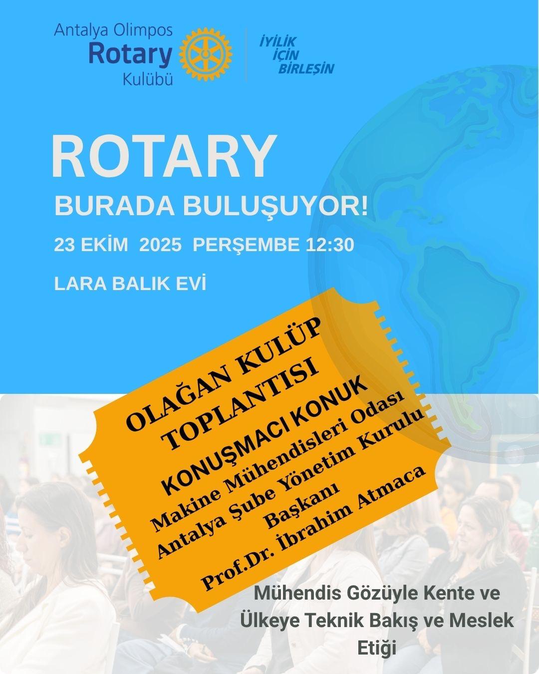 Olağan Kulüp Toplantısı 23.10.2025