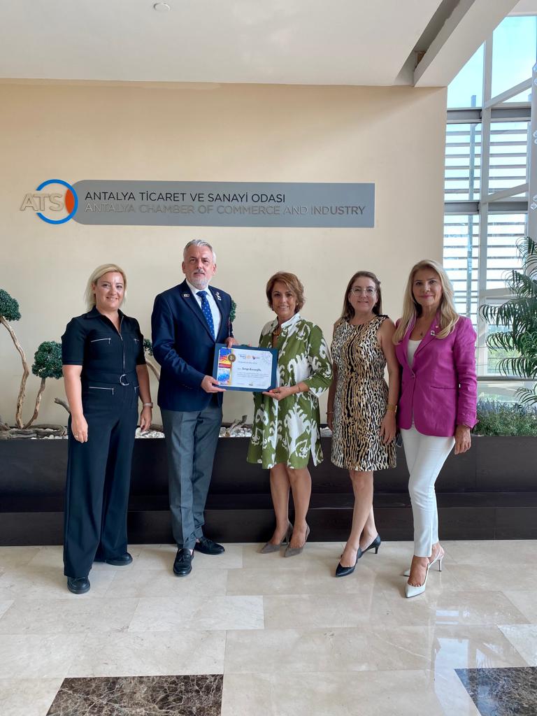 TOBB Antalya Kadın Girişimciler Başkanı ve TOBB KGK Batı Akdeniz Bölge Temsilcisi Sn. Serap Kocaoğlu'nu ziyaret ettik