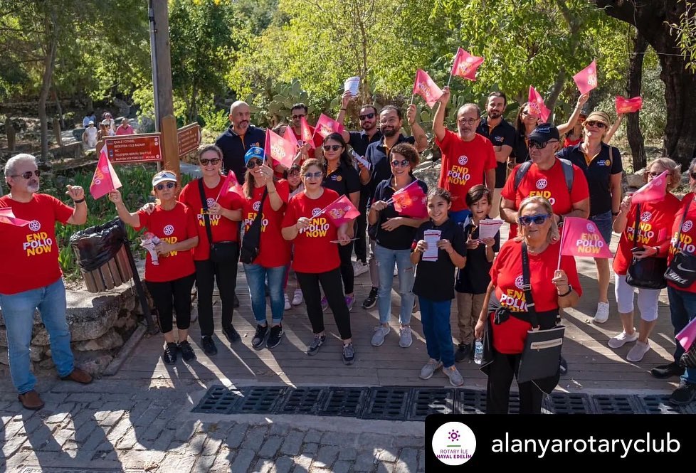 Alanya Rotary Polio Day Etkinliği