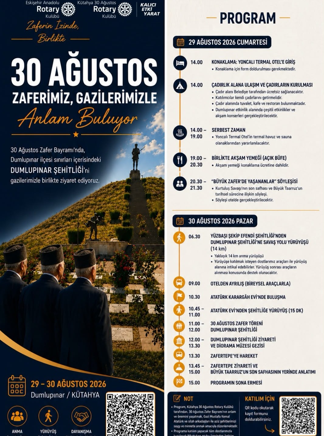 30 Ağustos'da Dumlupınar'dayız