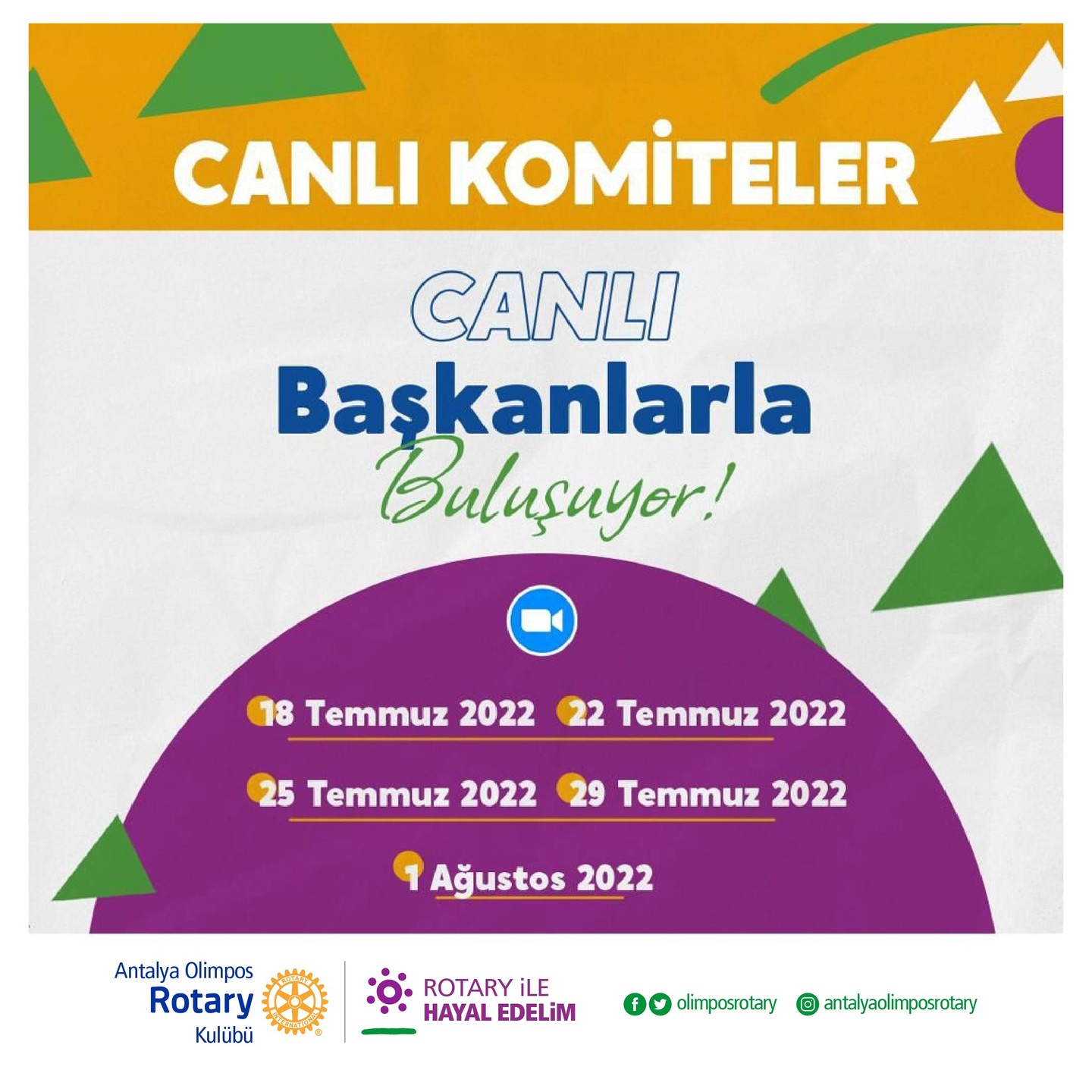 Canlı Komiteler Buluşmaları