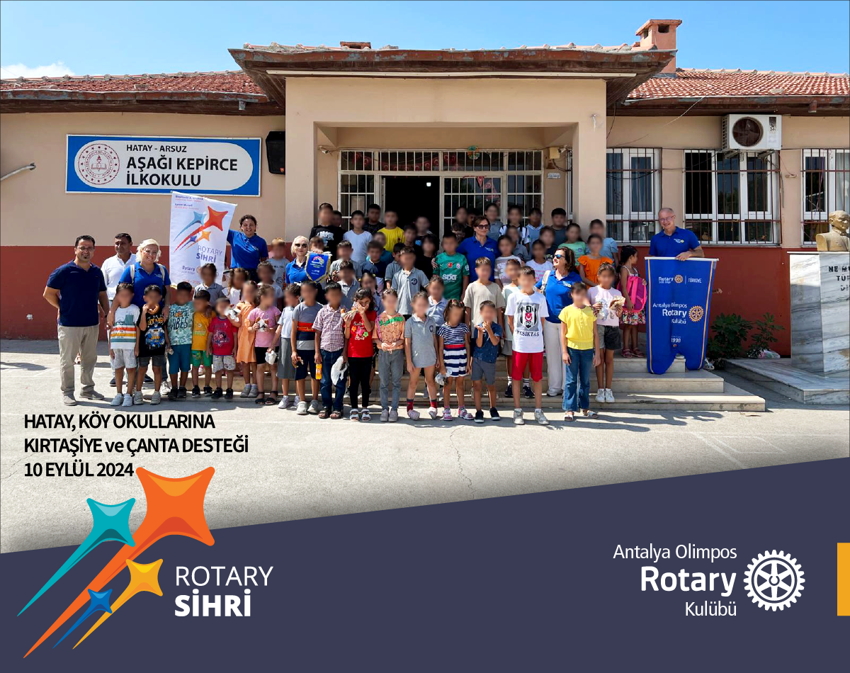 Hatay Köy Okulları Çanta ve Kırtasiye Desteği