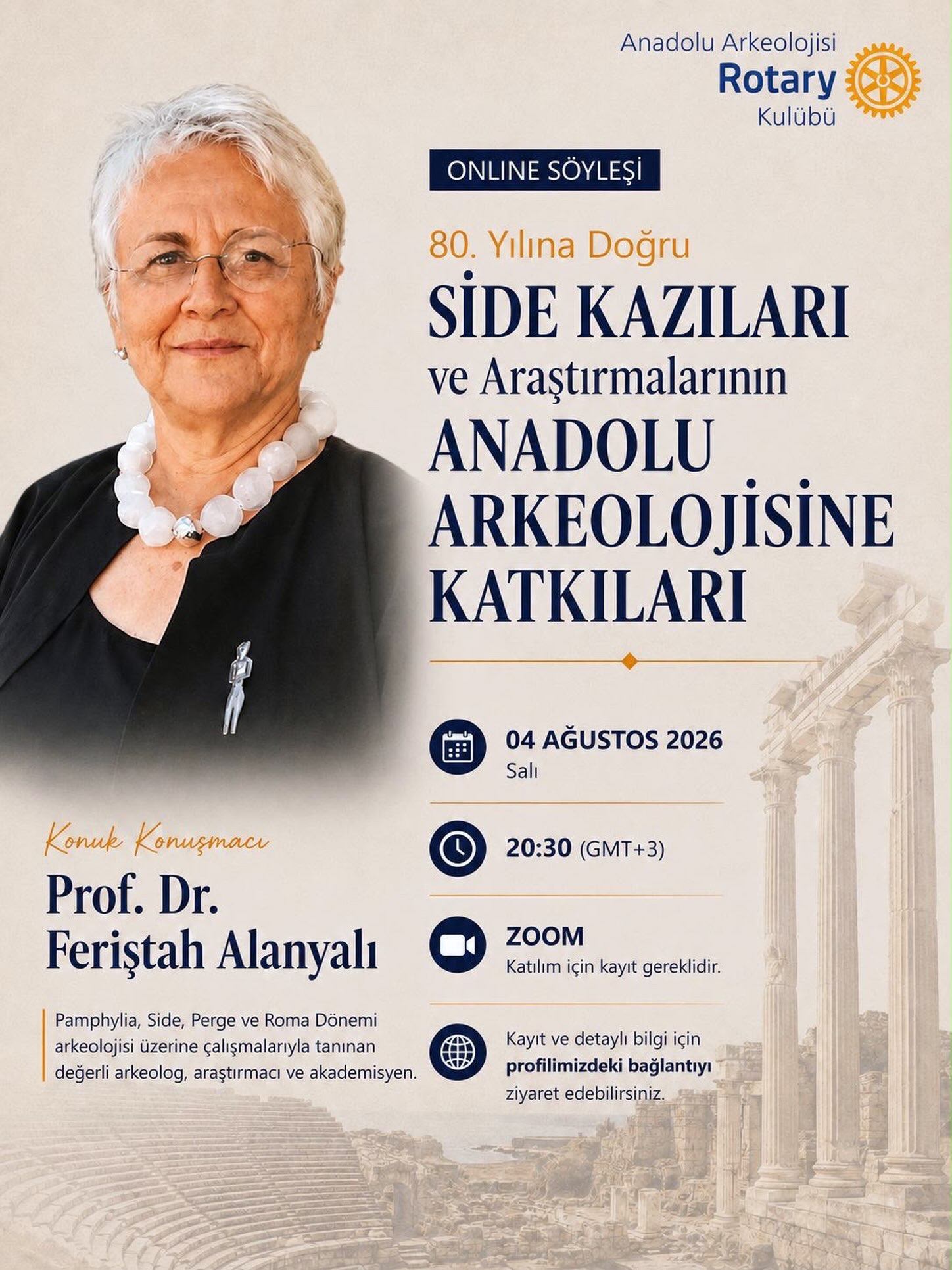 Anadolu Arkeolojisi Rotary Online Toplantı