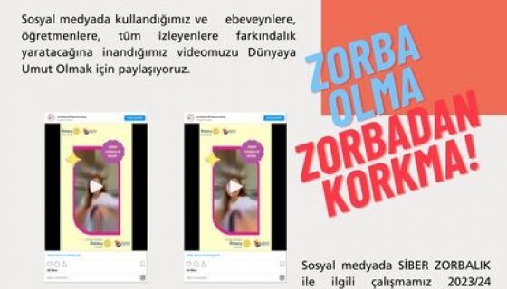 ZORBA OLMA ZORBADAN KORKMA  SİBER ZORBALIK