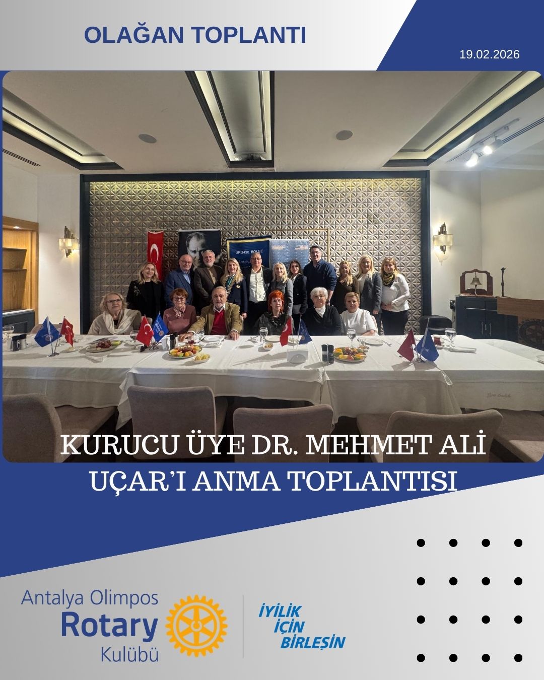 Olağan Kulüp Toplantısı K:1209/D:18