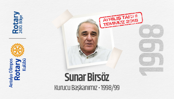 Sunar Birsöz Olimpos Rotary