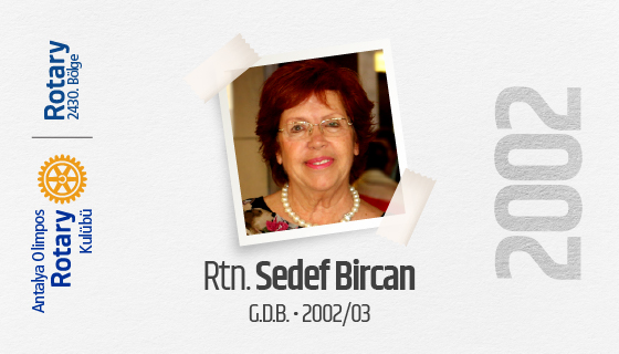Sedef Bircan Olimpos Rotary